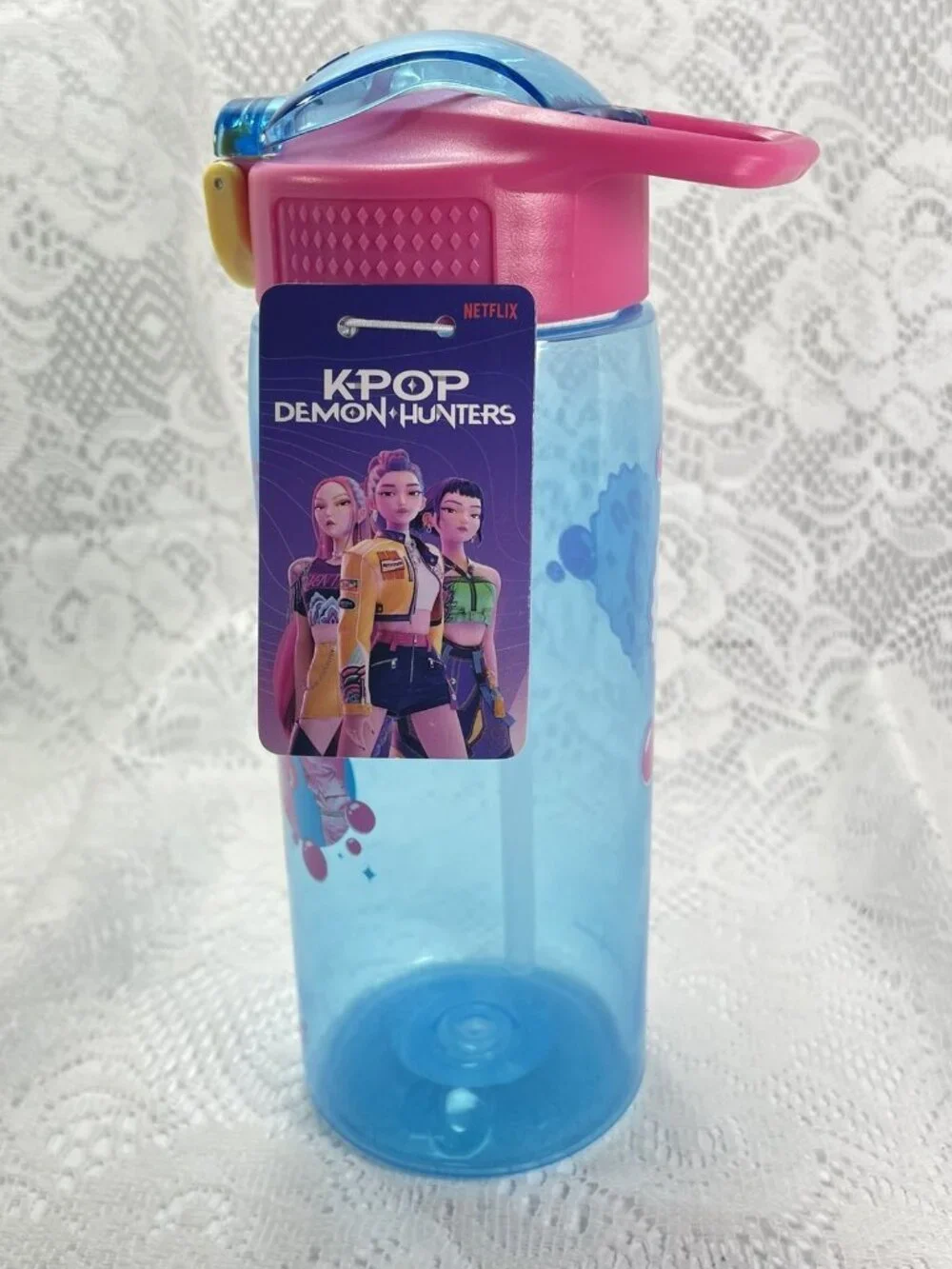 Zak! K-Pop Demon Hunters SAJA Boys 25oz Plastic Bottle Dishwasher Safe Soda Pop